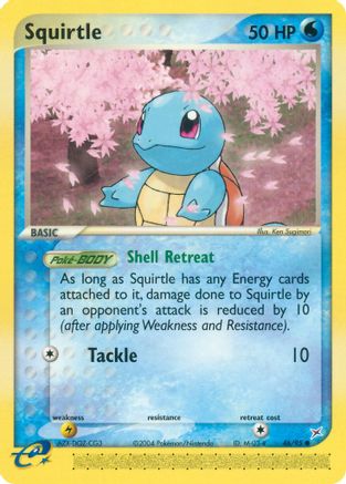Squirtle  - Reverse Holofoil Team Magma vs Team Aqua - Common