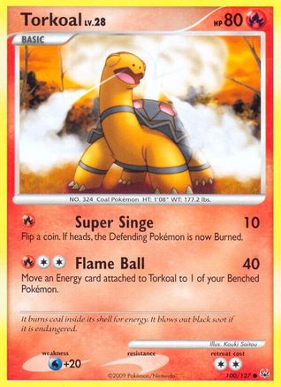 Torkoal  - Reverse Holofoil Platinum - Common