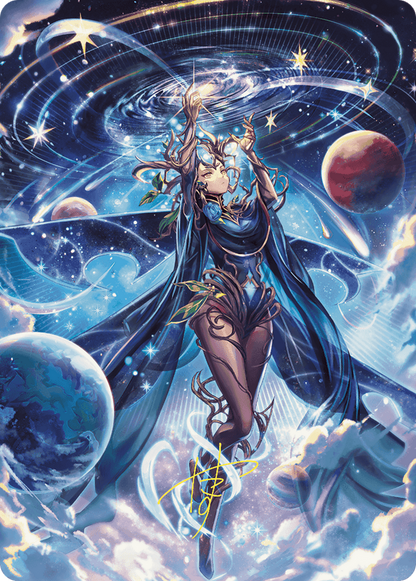 Omniscience // Omniscience (AWOE-078) - Wilds of Eldraine Art Series (Borderless) Foil