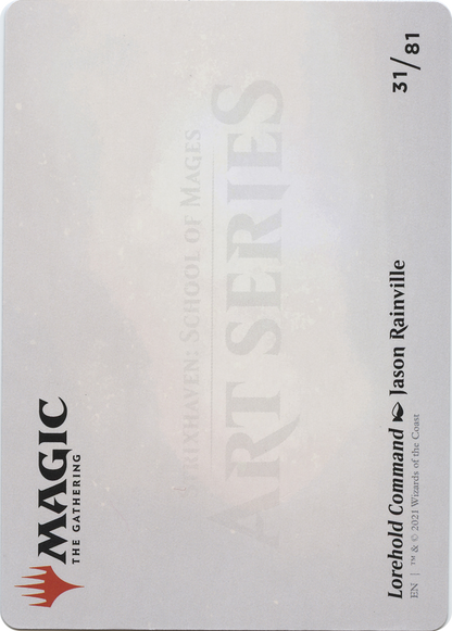 Lorehold Command // Lorehold Command (ASTX-031) - Strixhaven Art Series (Borderless) Foil