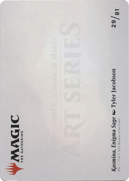Kasmina, Enigma Sage // Kasmina, Enigma Sage (ASTX-029) - Strixhaven Art Series (Borderless)