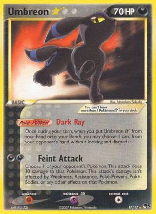 Umbreon Star  - Holofoil POP Series 5 - Ultra Rare