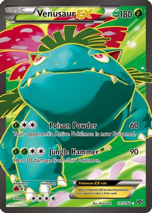 Venusaur EX (141 Full Art) (141 Full Art) 141  - Holofoil XY Base Set - Ultra Rare
