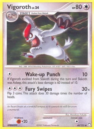 Vigoroth  Mysterious Treasures - Uncommon