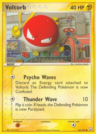 Voltorb 080  Team Rocket Returns - Common