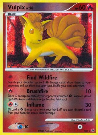 Vulpix (Shiny)  - Reverse Holofoil Platinum - Shiny Holo Rare