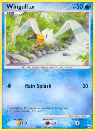 Wingull (81) (81) 081  - Reverse Holofoil Arceus - Common