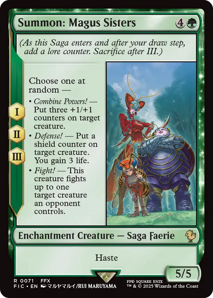 Summon: Magus Sisters [FINAL FANTASY Commander]