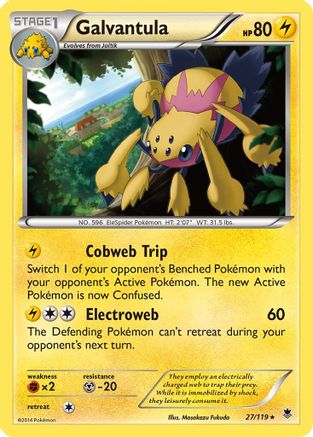 Galvantula  XY  Phantom Forces - Rare