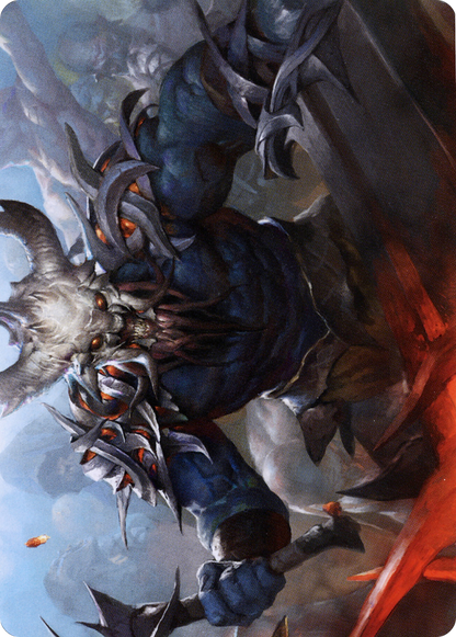 Frenzied Raider // Frenzied Raider (ASKHM-034) - Art Series: Kaldheim (Borderless) Foil
