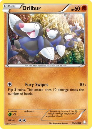 Drilbur  XY  Primal Clash - Common