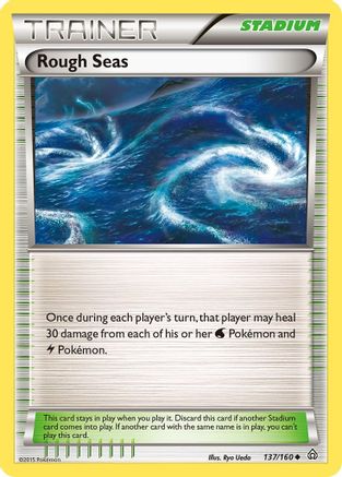 Rough Seas 137  XY  Primal Clash - Uncommon