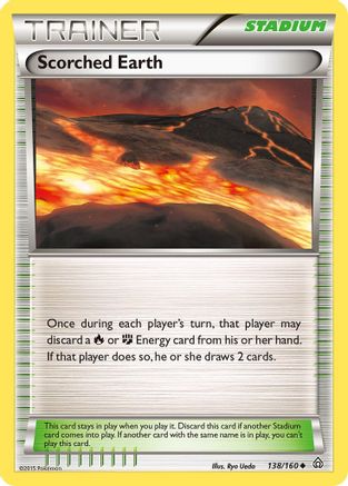 Scorched Earth 138  XY  Primal Clash - Uncommon
