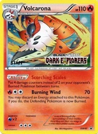 Volcarona - BW40 (Prerelease) [Staff]  - Holofoil Black and White Promos - Promo