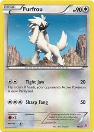 Furfrou (#22 - Sylveon)  XY Trainer Kit Sylveon & Noivern - Common