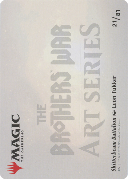 Skitterbeam Battalion // Skitterbeam Battalion (ABRO-021) - The Brothers' War Art Series (Borderless)