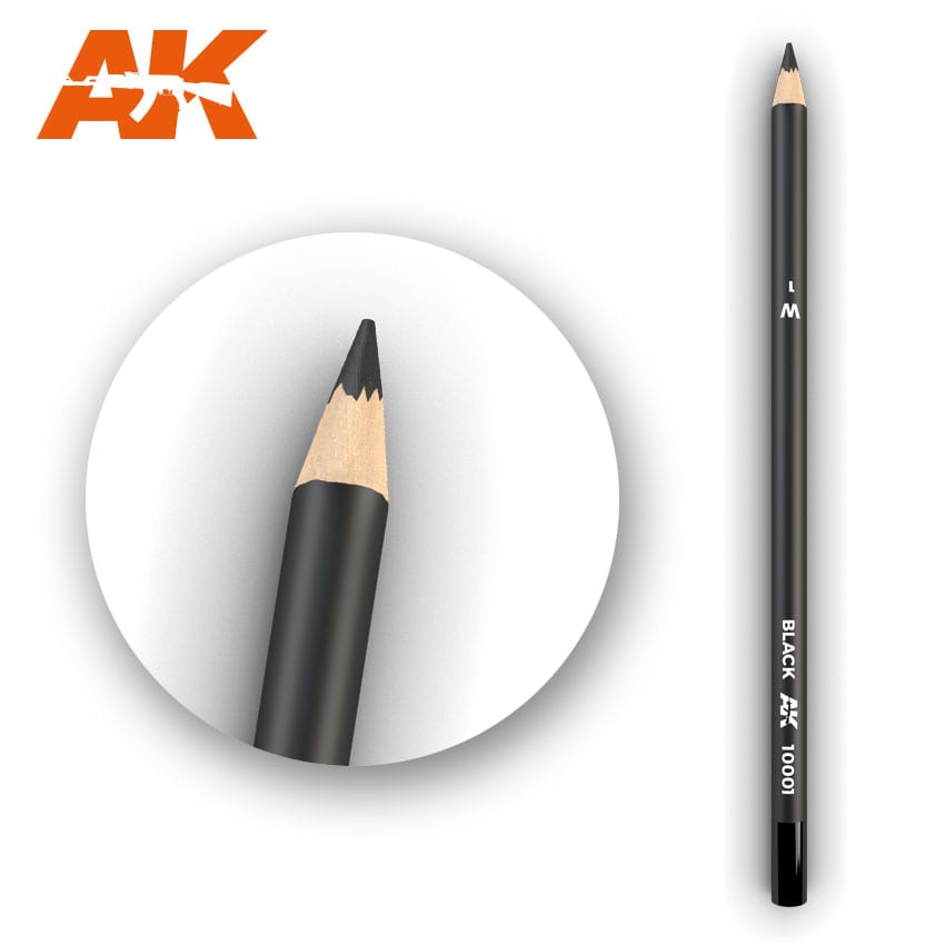 AK 10001 - Black Weathering Pencil