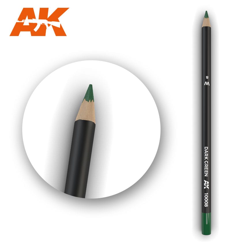 AK 10008 - Dark Green Weathering Pencil