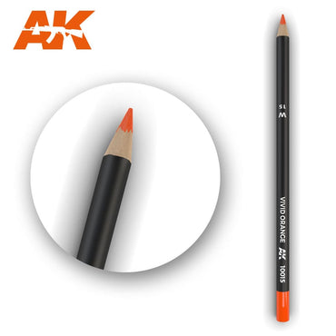 AK 10015 - Vivid Orange Weathering Pencil