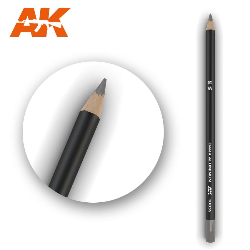 AK 10035 - Dark Aluminum Weathering Pencil