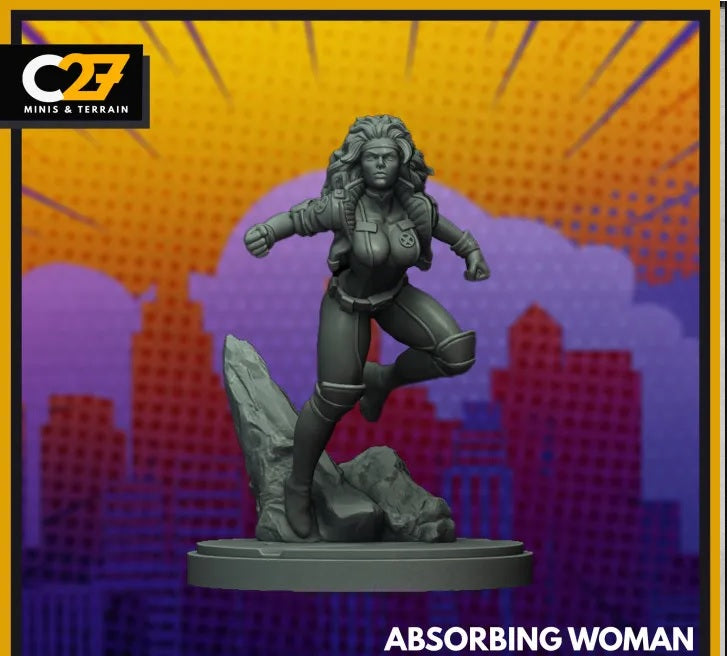 C27 Miniatures - Absorbing Woman