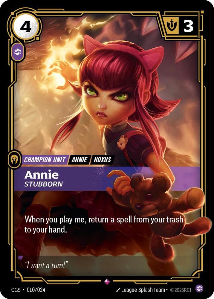 Annie - Stubborn [Proving Grounds]