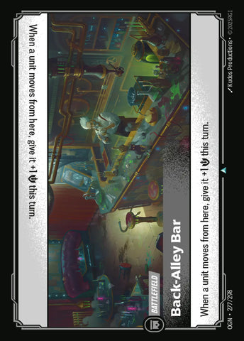 Back-Alley Bar [Origins]