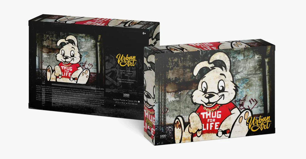Urban Art Graffiti: Banksy Thug for Life Bunny