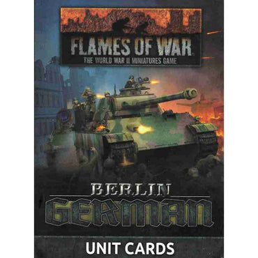 Flames of War: : Berlin German Unit Cards