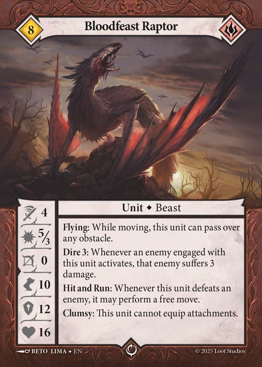 Malediction: Bloodfeast Raptor