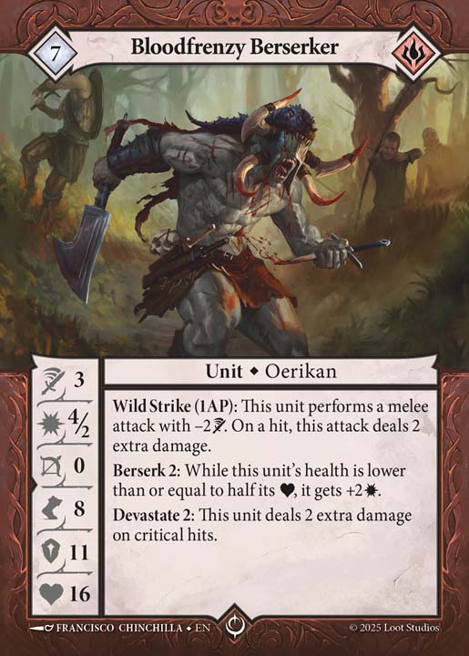 Malediction: Bloodfrenzy Berserker