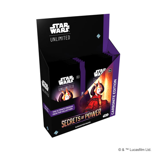 Star Wars Unlimited: Secrets of Power Carbonite Booster Box