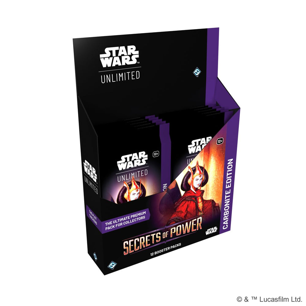 (Pre-Order October 31st) Star Wars Unlimited: Secrets of Power Carbonite Booster Box