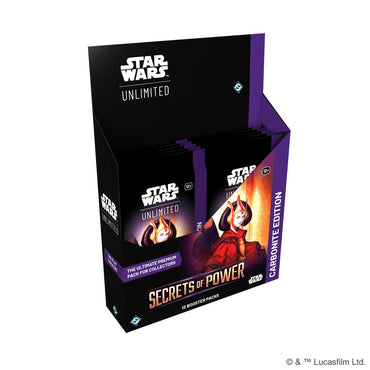 (Pre-Order October 31st) Star Wars Unlimited: Secrets of Power Carbonite Booster Box