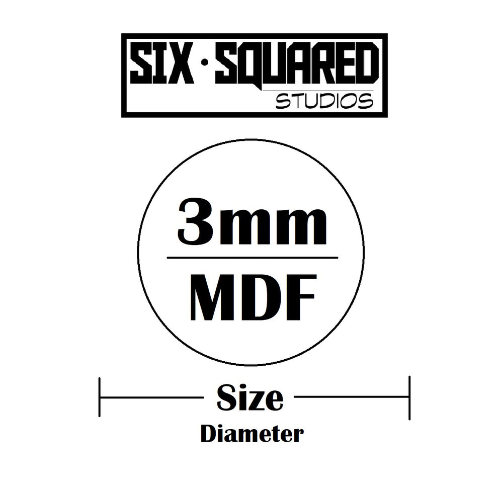 MDF Round Bases