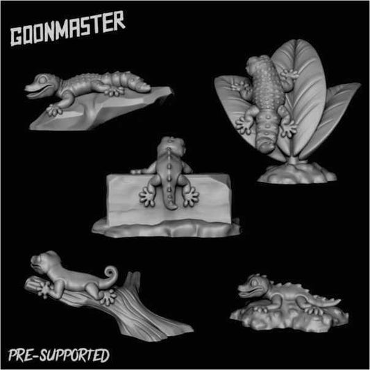 Basing Bits - Cute Lizards