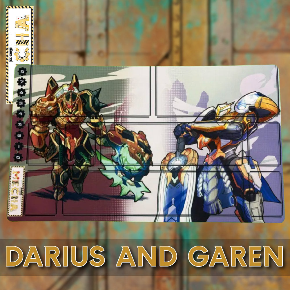 Mecha Riftbound Mats: Mecha Kingdoms Edition