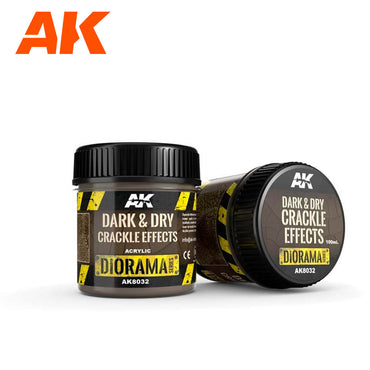 AK Diorama: Dark & Dry Crackle Effects 100ml