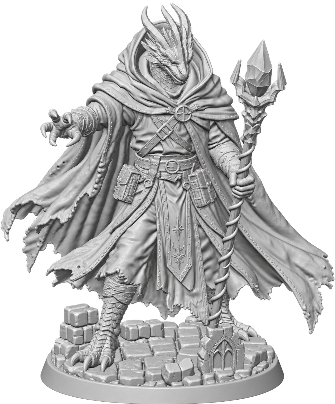 Dragonborn Male Shadow Mage