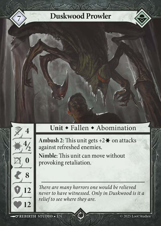Malediction: Duskwood Prowler