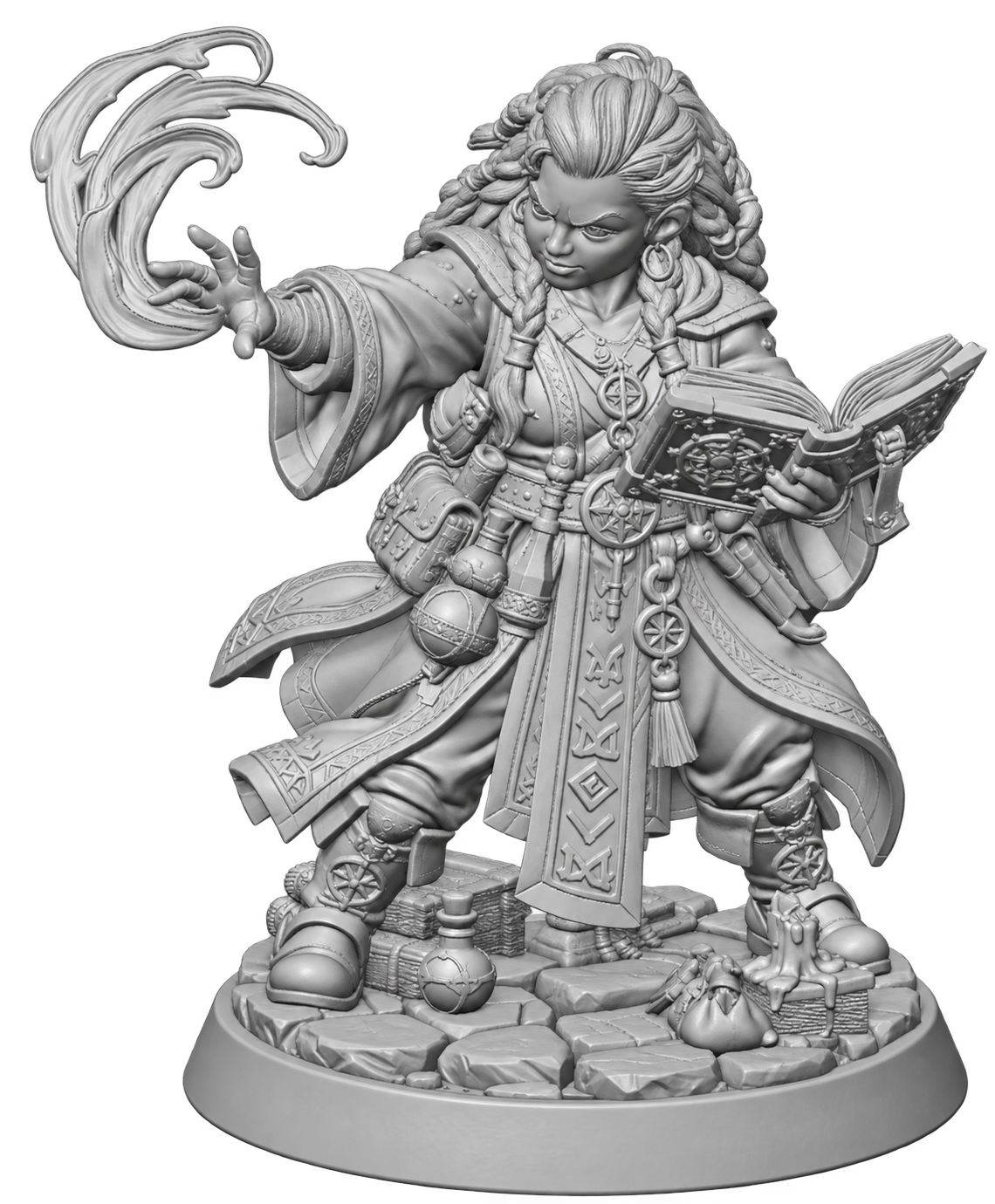 Dwarf Female Wizard
