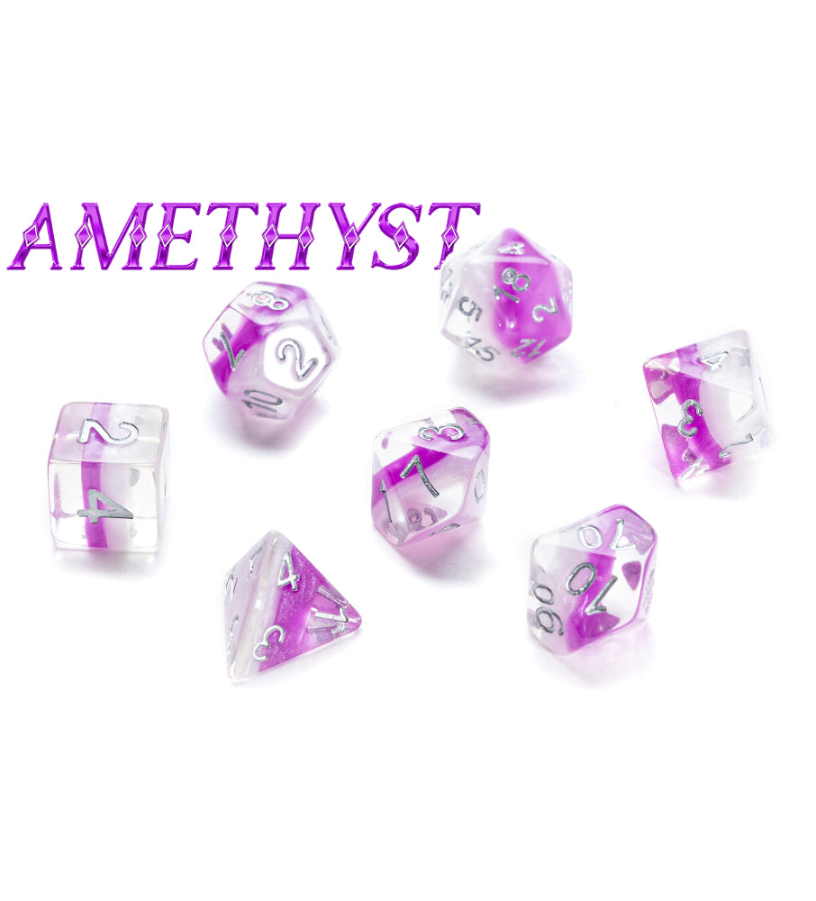 Eclipse Dice: Amethyst Humble Violet