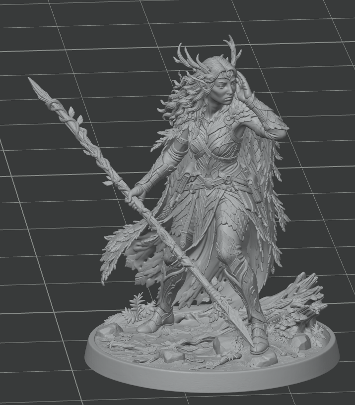 Female Elf Druid