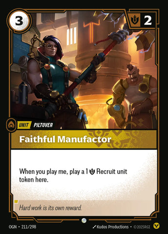 Faithful Manufactor [Origins]
