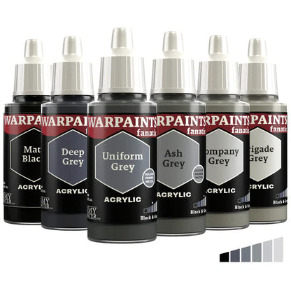 The Army Painter Fanatic Paints: Blacks and Greys