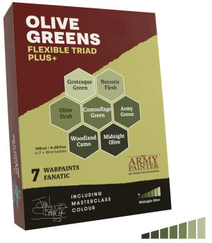 The Army Painter: Olive Greens Flexible Triad Plus