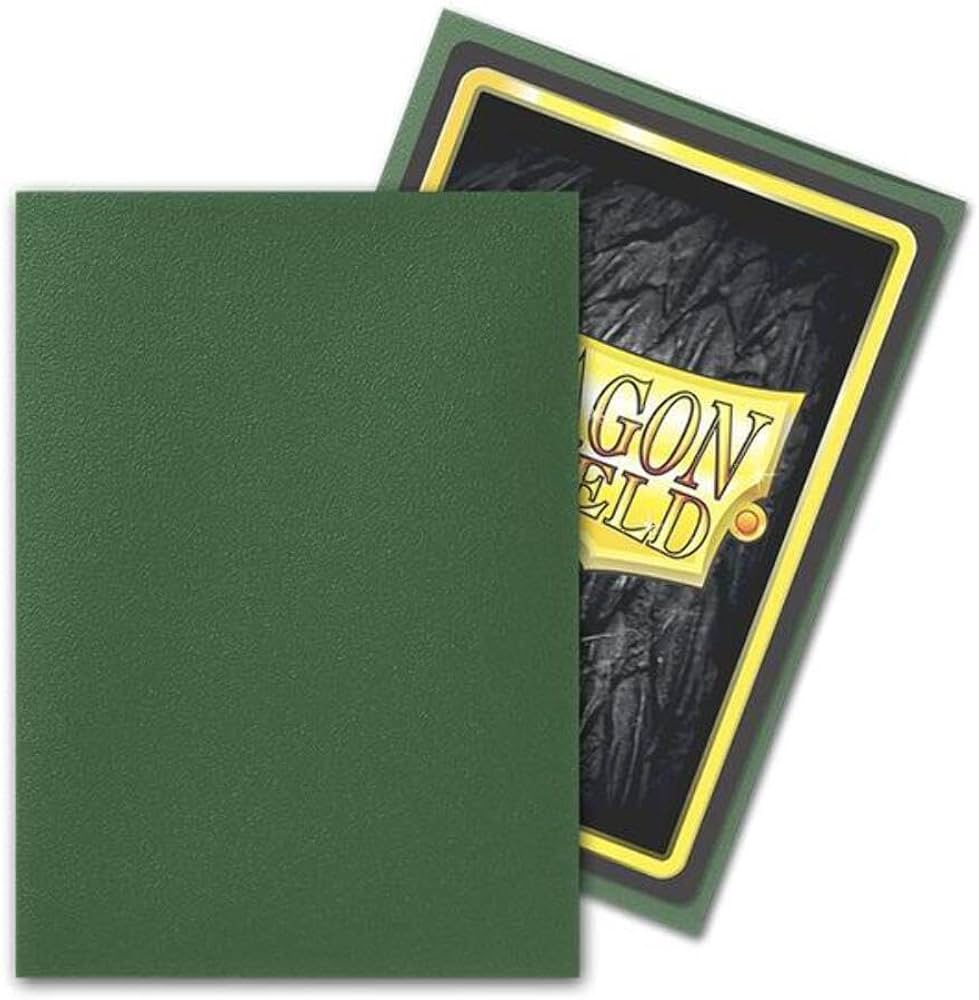 Dragon Shield Matte Sleeve - Forest Green 100ct