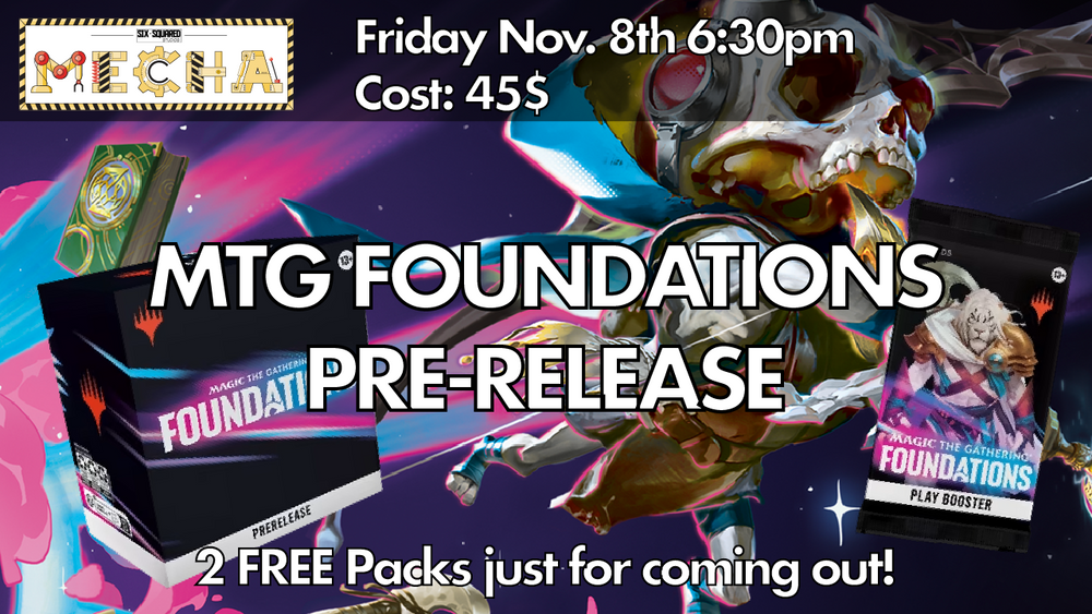 Magic the Gathering Foundations: Pre-Release Event Ticket