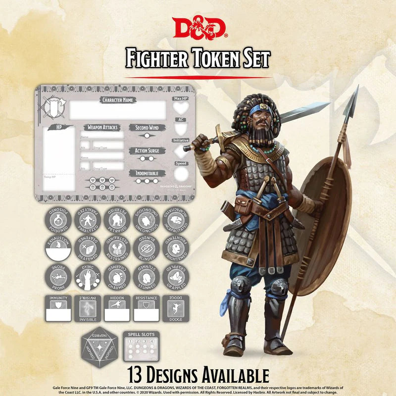 D&D Fighter Token Set