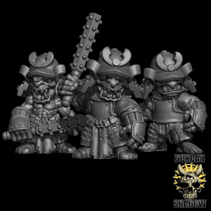 Duncan Shadow - Goblin Samurai with Clubs 5-pack
